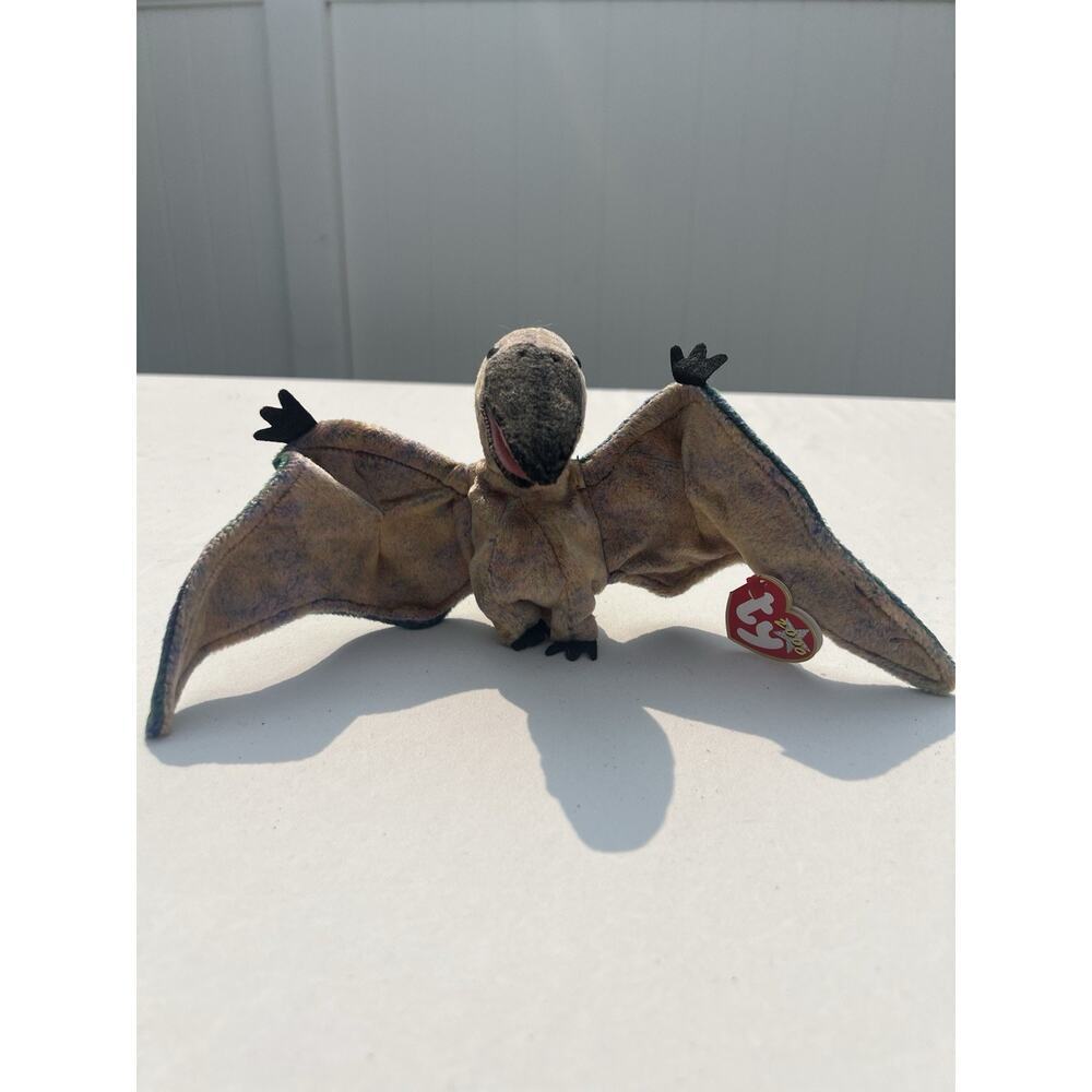 Ty Beanie Baby SWOOP the Pterodactyl Dinosaur Collectible Ty Stuffed Animal Toy